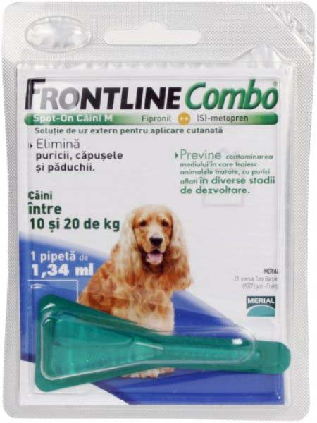 FRONTLINE Combo M Fiola pentru caini intre 10-20 kg, 1 bucata