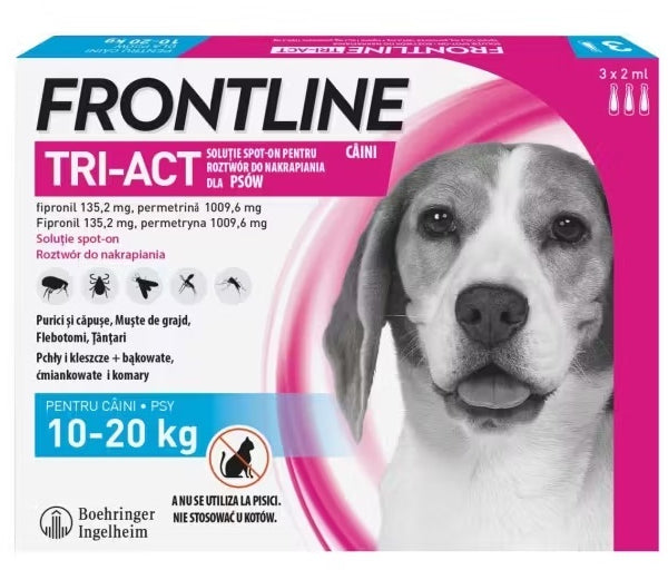 FRONTLINE Tri-Act  M (10-20 kg) 1 fiola