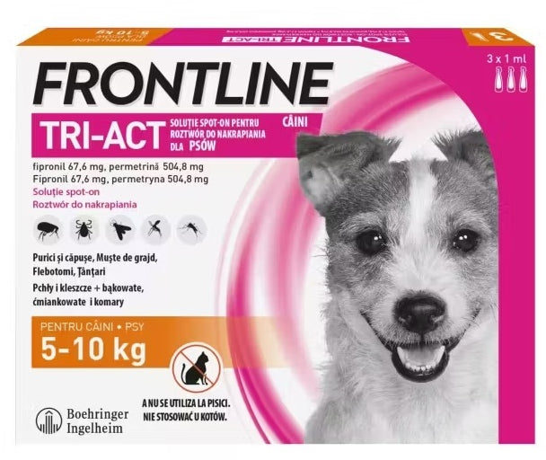 FRONTLINE Tri-Act S (5-10 kg) 1 fiola