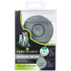 FURminator Perie pentru baie, pentru caini si pisici, diametru 7,8cm
