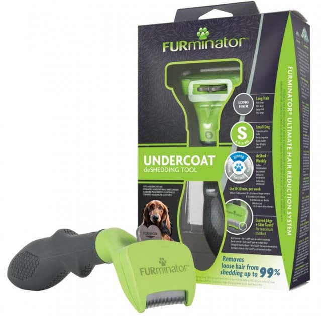 FURminator Perie pentru caini cu par lung, cu greutatea intre 4,5kg - 9kg