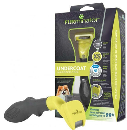 FURminator Perie pentru caini cu par lung, cu greutatea mai mica de 4,5kg