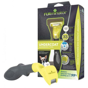 FURminator Perie pentru caini cu par scurt, cu greutatea mai mica de 4,5kg