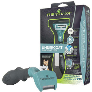 FURminator Perie pentru pisici cu par scurt, cu greutatea mai mica de 4,5kg