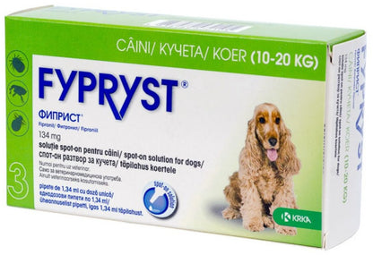 FYPRYST Dog 134mg M (10-20kg) x  3 pipete - comandat per 1 pipeta