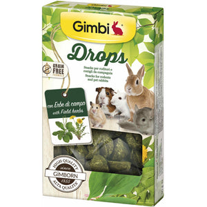 GIMBI Dropsuri pentru rozatoare, cu Ierburi de Camp 50g