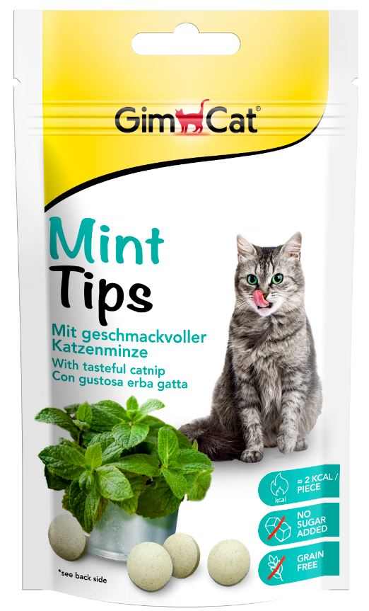 GIMCAT Mint Tips Recompense pentru pisici 40g