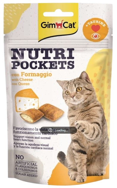 GIMCAT Nutri Recompense pentru pisici, cu Branza si taurina 60 g
