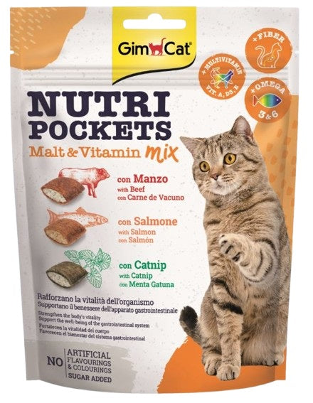 GIMCAT Nutri Recompense pentru pisici, cu malt si vitamine 150 g