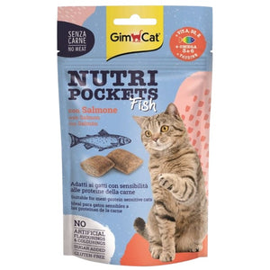 GIMCAT Nutri Recompense pentru pisici, cu Peste si Somon 60g