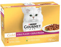 GOURMET GOLD Duo Pachet conserve pentru pisici, cu Vită şi Pui 12x85g