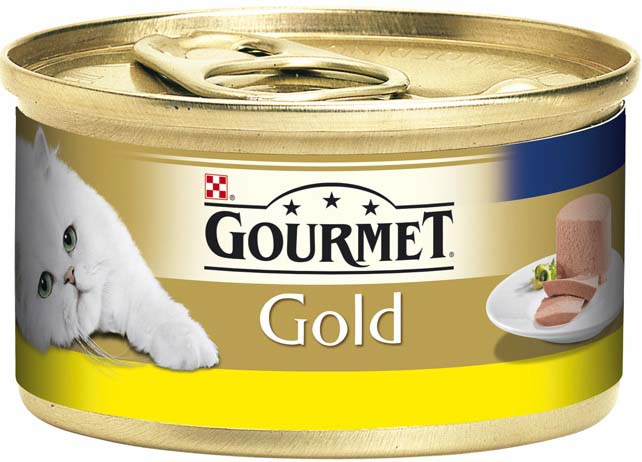 GOURMET Gold Mousse conserva pentru pisici, cu Pui 85g