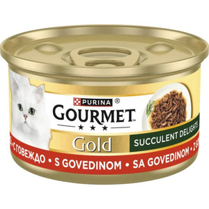 GOURMET GOLD Succulent Delight  conserve pentru pisici, cu Vita 85g