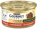 PURINA® GOURMET® GOLD Delicii Suculente, cu Vită, hrană umedă pentru pisici, 85 g