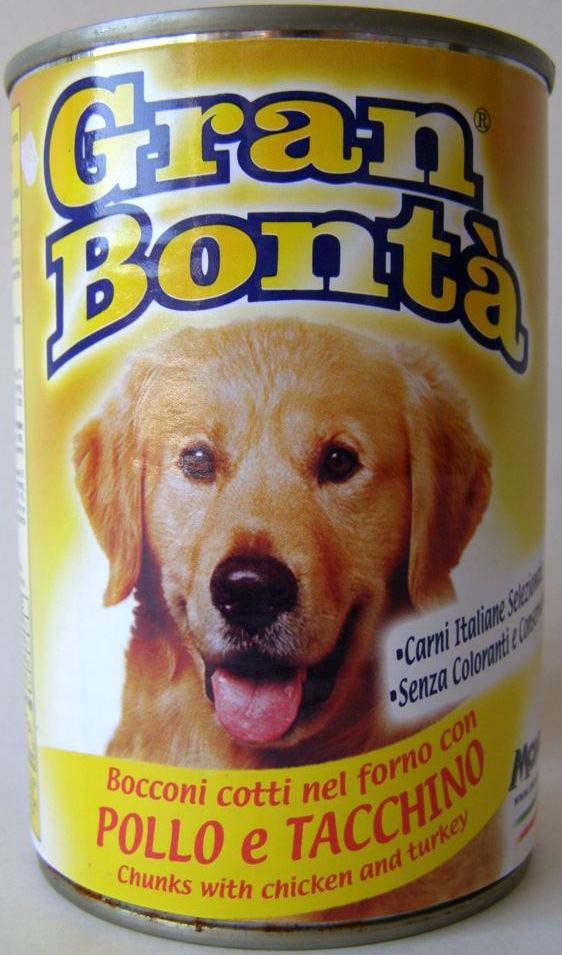 GRAN BONTA Conserva pentru caini, cu Carne de Pui si Curcan