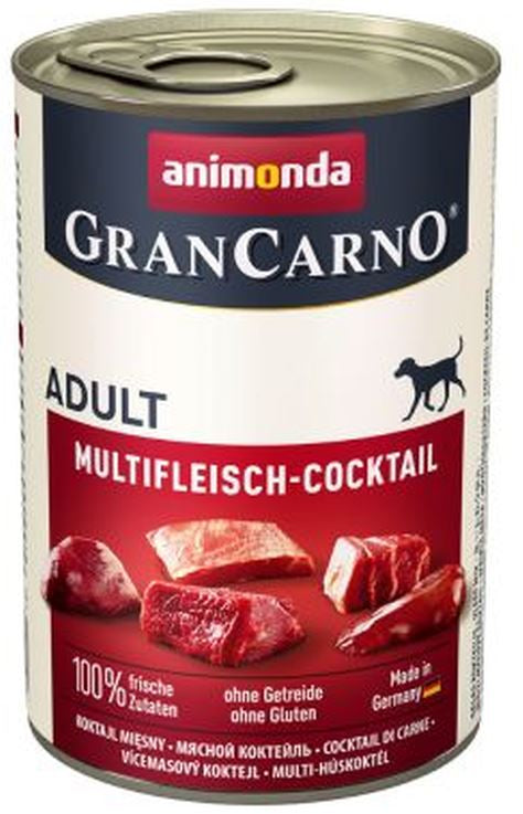 GRANCARNO Conserva pentru caini adulti Cocktail Carne