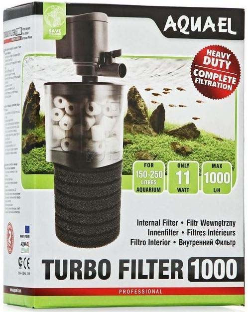 AQUAEL Filtru intern pentru acvariu TURBO 1000, acv. 150L-250L, 11W, 1000L/h