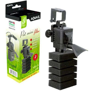 AQUAEL Filtru intern Pat Mini, acvarii nano 120L, 400l/h, ideal pt creveti