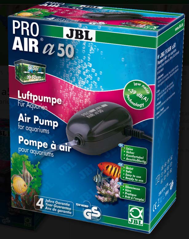 JBL ProAir a50 - Pompa de aer pentru acvariu, 50 l/h