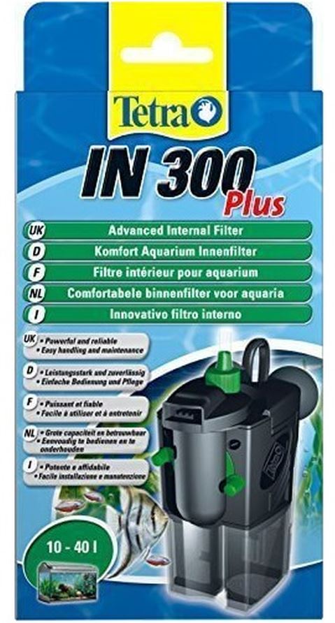 TETRA IN 300 Plus - Filtru intern pentru acvarii de 10-40L, 300 l/h