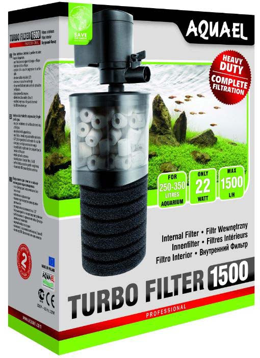 AQUAEL Filtru intern pentru acvariu TURBO 1500, acv. 250L-350L, 22W, 1500L/h