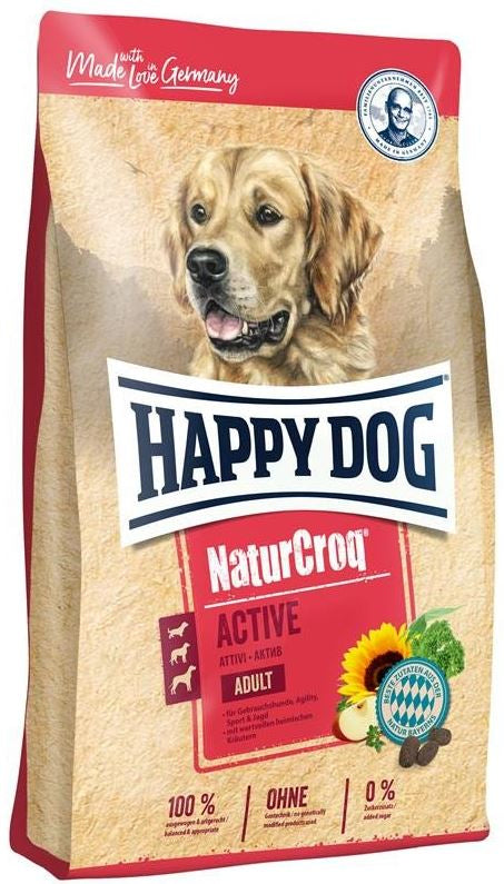 HAPPY DOG Natur Croq ACTIVE pentru caini cu necesar mare de energie  