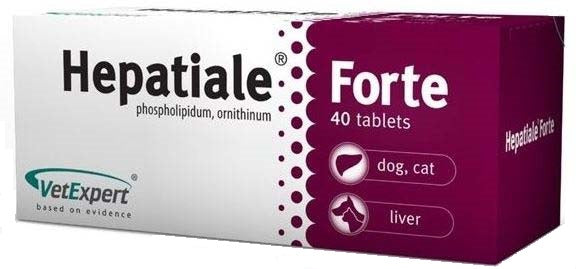 HEPATIALE FORTE Comprimate, câini şi pisici, combatere afecţiuni hepatice 40cp - Maxi-Pet.ro