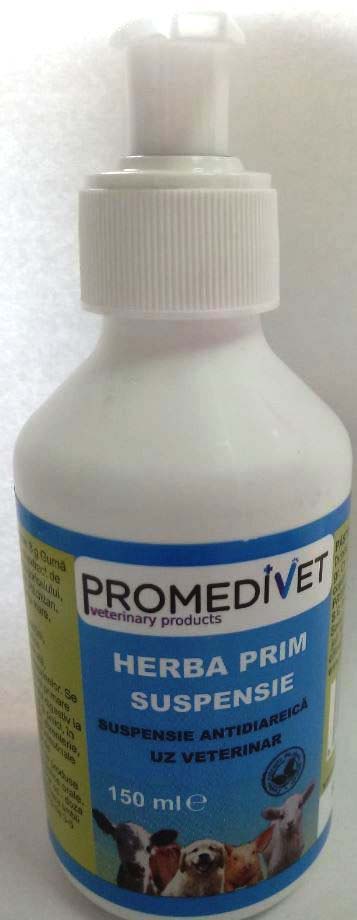 HERBA PRIM (Promedivet) Suspensie antidiaretica 150ml