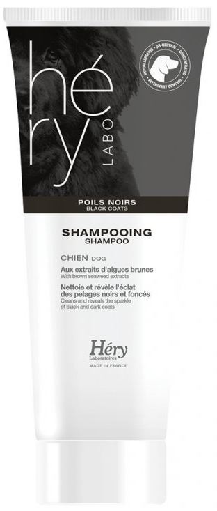 HERY Sampon cu extract de alge brune pentru caini cu Blana Neagra 200ml