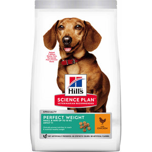 HILL's Canine Adult Small & Miniature PERFECT WEIGHT cu Pui 1,5kg