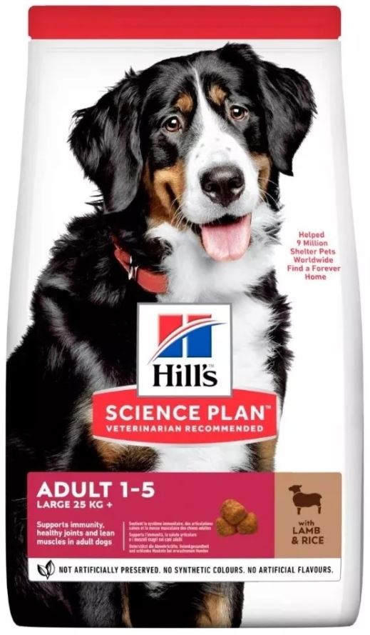 HILL's Canine Adult Talie Mare, cu Miel si Orez 14kg