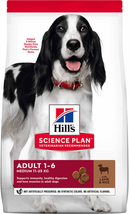 HILL's Canine Adult Talie Medie, cu Miel si Orez
