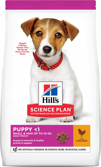 HILL's Canine PUPPY Small & Miniature cu Pui 3kg