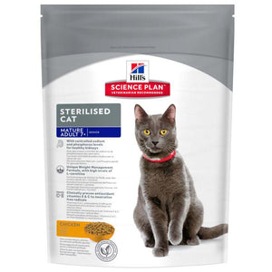 HILL's Hrana uscata Feline MATURE (7+) Sterilized Pui 1,5kg
