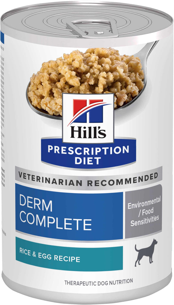 HILL's PD CANINE Derm Complete Conservă împotriva alergiilor 370 g - Maxi-Pet.ro