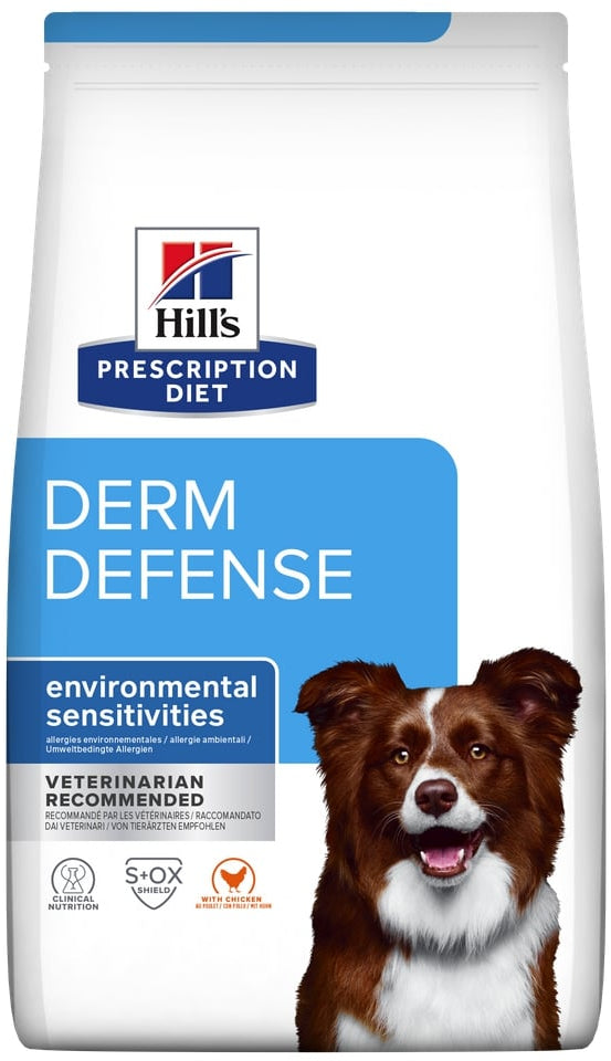 HILL's PD CANINE Hrana uscata  DERM DEFENSE pentru afecţiuni dermatologice 12kg