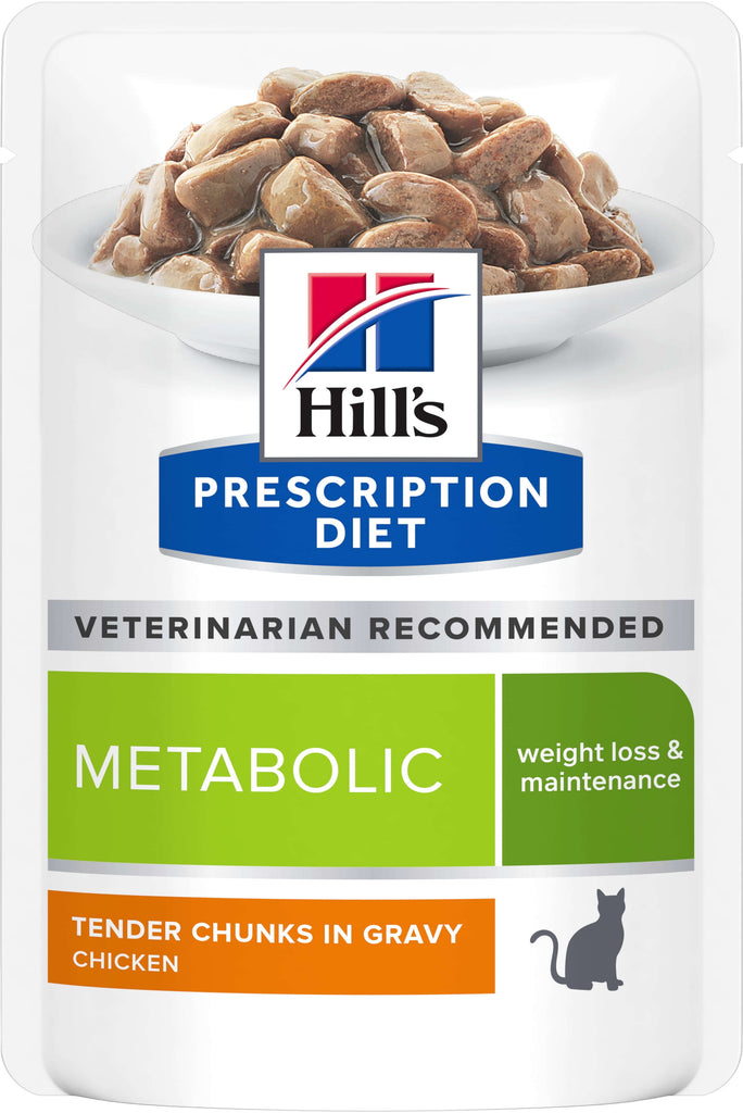 HILL's PD FELINE Metabolic Plic hrana umeda pt slabire si mentinere 85g