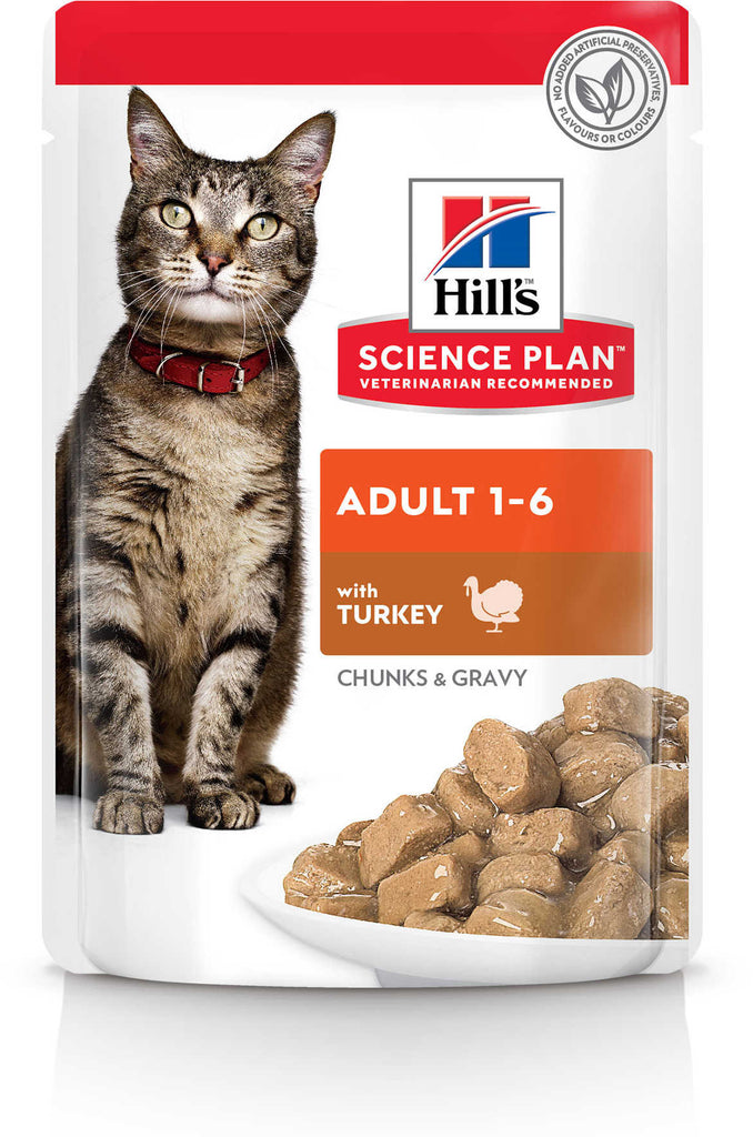 HILL's Plic hrana umeda pentru pisici Adulte, Curcan 85g
