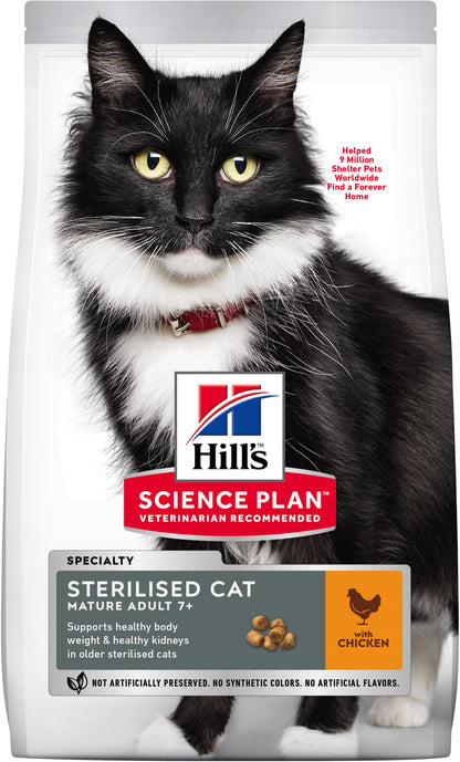 HILL's SP Feline Mature Sterile, cu Pui 300g
