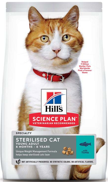 HILL's SP Feline Young Sterile, cu Ton