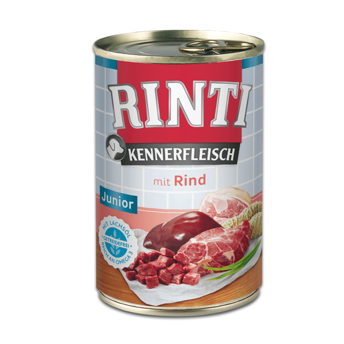 Hrana umeda pentru caini Rinti Junior cu vita 400g - Animax