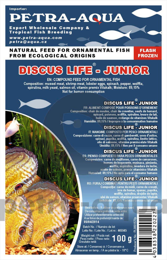 HRANA CONGELATA Discus Life Junior 100g