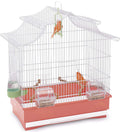 IMAC Colivie pentru păsări PAGODA Albă - 50x30x53cm