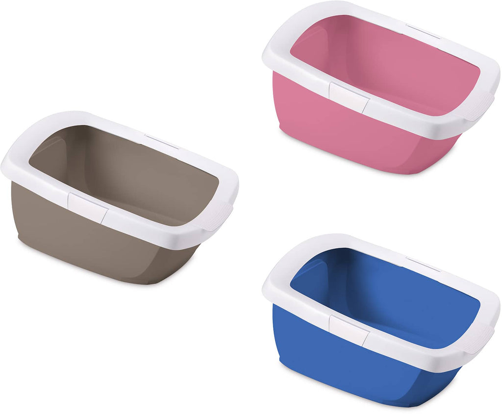 IMAC Litiera deschisa pentru pisici FUNNY JUNIOR Alb, 57 x 43 x 28,5 cm