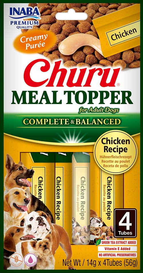 INABA CHURU Topping hrana umeda pentru caini, cu Pui 56g 