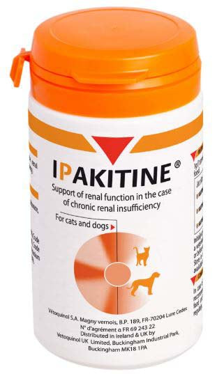 IPAKITINE (Vetoquinol) Supliment nutritie in sustinerea functiei renale 180g