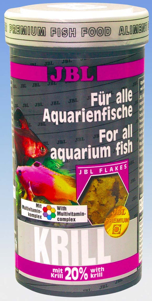 JBL Krill - Hrana fulgi premium pentru toţi peştii marini şi de apa dulce