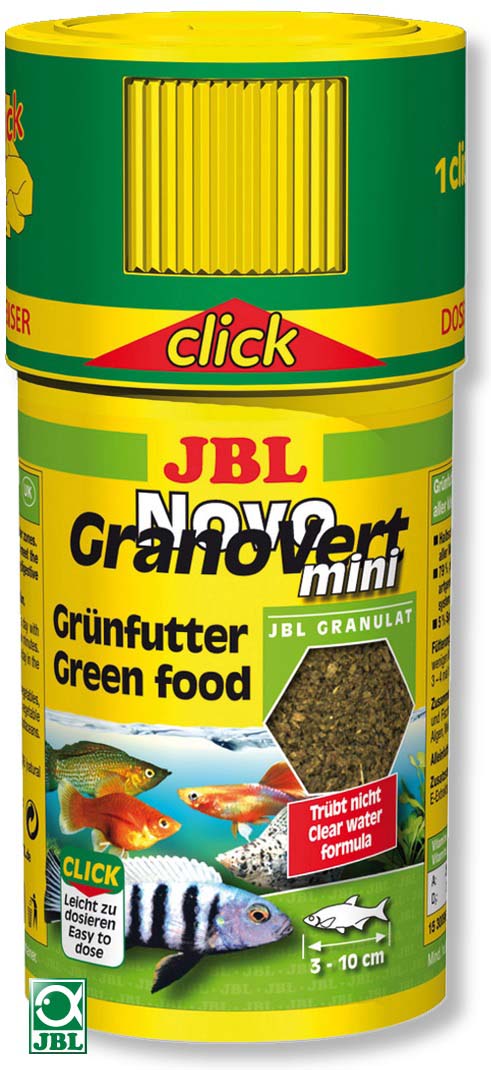 JBL NovoGranoVert mini - Hrana sub forma de granule mici pt. peştii ierbivori