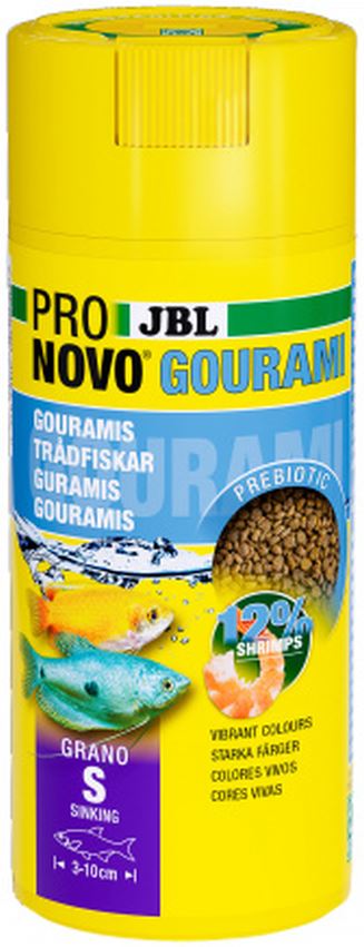 JBL ProNovo Grano, Hrana granulata pentru pesti de acvariu 250ml