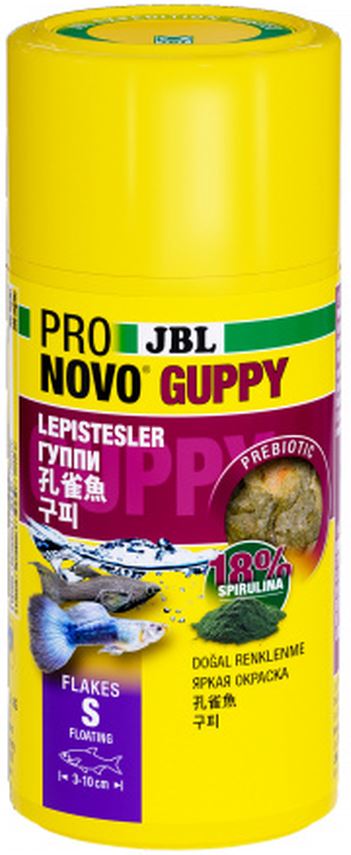 JBL ProNovo Guppy Fakes S, Hrană pentru peşti de acvariu 100ml - Maxi-Pet.ro